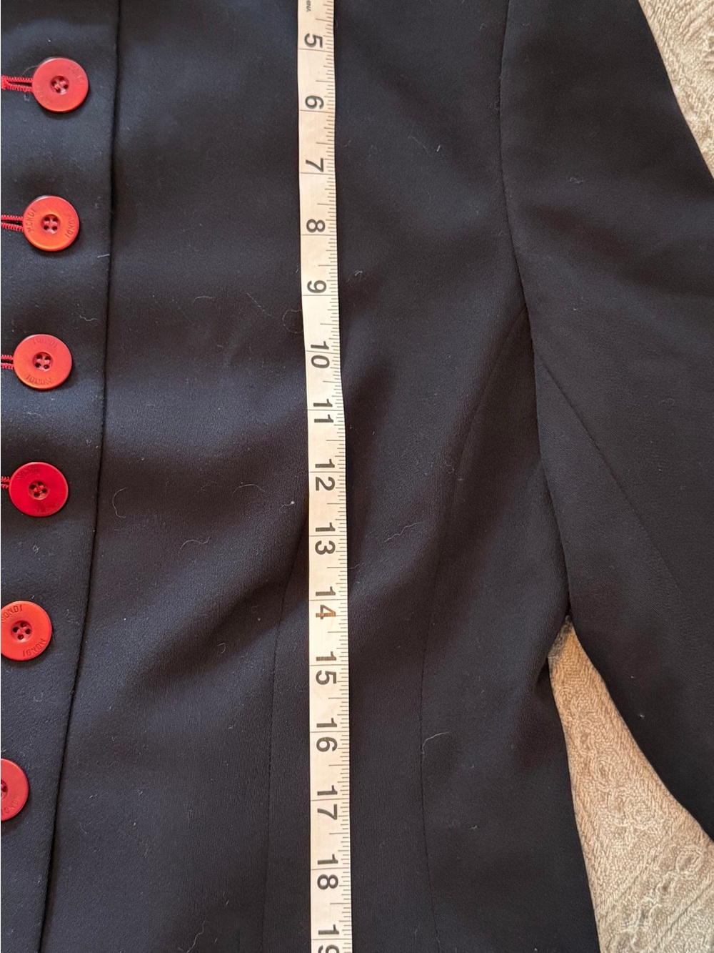 Mondi Navy 3-Piece Pantsuit Set with Red Trim - Picture 15 of 16